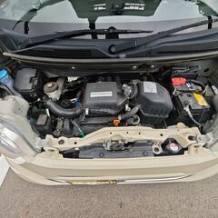 H29 Honda N box SSパッケージ2トーンカラースタイル４WD 両側電スラ シートヒーター シートバックテーブル ETC フルセグナビ etc...の画像