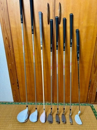 【希少/超美品】IGNIO レディース ゴルフクラブセット ピンク色　使用2回のみ/キャディバッグ付き⛳初心者に最適！