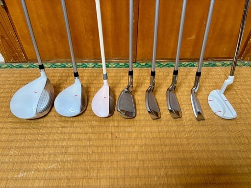 【希少/超美品】IGNIO レディース ゴルフクラブセット ピンク色　使用2回のみ/キャディバッグ付き⛳初心者に最適！