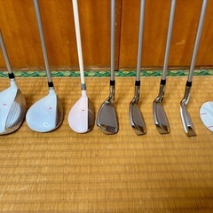 【希少/超美品】IGNIO レディース ゴルフクラブセット ピンク色　使用2回のみ/キャディバッグ付き⛳初心者に最適！の画像