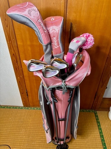 ★IGNIO レディース ゴルフセット 7本 キャディーバック イグニオ L イグニオ(IGNIO)レディースゴルフクラブ 7本セット IGNIO EL