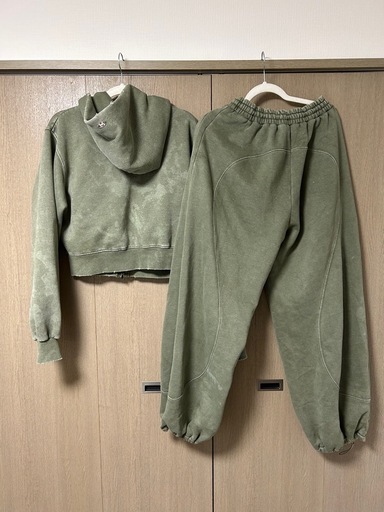 HTH HVintage logo zip hoodie スウェットセットアップ