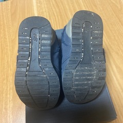 ニューバランス キッズスニーカー 12.5cm IZ996 ネイビー ファーの画像