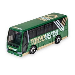 東京ヴェルディ　オフィシャルチームバス　三菱ふそう　エアロクィーン　未開封 特注トミカ Jリーグ サッカーの画像