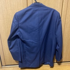 ストライプビジネススーツ上下セットの画像