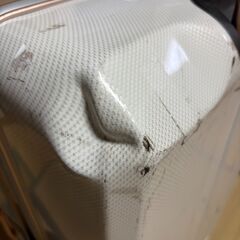 スーツケース/ホワイトの画像