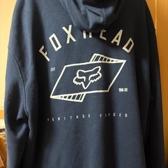 FOXHEAD ネイビーフルジップパーカーの画像