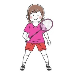 バドミントンやバスケでリフレッシュ🏸☁️🩵