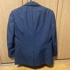 ストライプビジネススーツ上下セットの画像