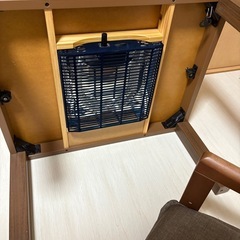 おひとり様用コタツ&椅子セット　　ユアサ　美品の画像