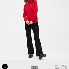 美品♡UNIQLOのカシミア100%セーターです☺️の画像