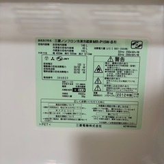 三菱 2ドア冷蔵庫の画像