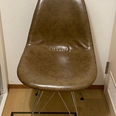 ブラウン　チェア　ダイニングの画像