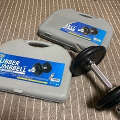ラバーダンベル10kgセット×2の画像
