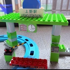 おまけ付き★おおきなターミナルブロックワゴン こまち車両付きの画像