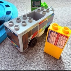 おまけ付き★おおきなターミナルブロックワゴン こまち車両付きの画像