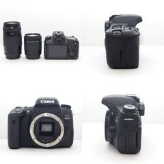 【全国送料無料】 Canon EOS 8000D✨Wi-Fi転送 元箱付き 手振れ補正付き 高画質 超望遠レンズ ダブルレンズセット ズームセット✨ 届いたらすぐに使えます✨ キャノンの画像