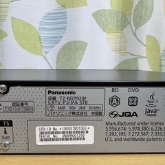 Panasonic TZ-BDT920F CATVデジタルセットトップボックの画像