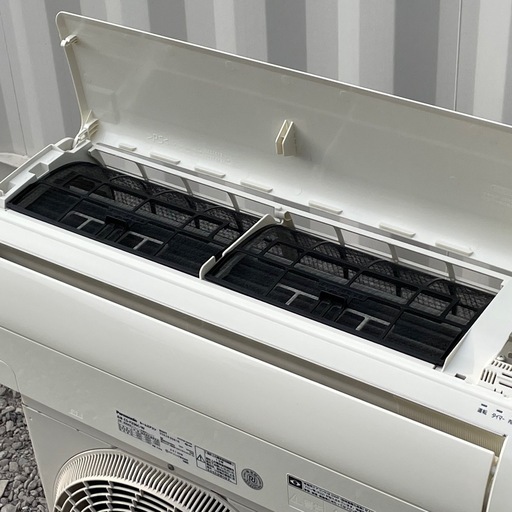 取付け可 ! !◇パナソニック エアコン 8畳用 2016年 内部クリーン におい除去 100V CS-F256C 洗浄済み ! 保証
