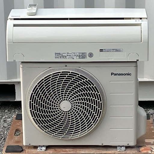 取付け可 ! !◇パナソニック エアコン 8畳用 2016年 内部クリーン におい除去 100V CS-F256C 洗浄済み ! 保証
