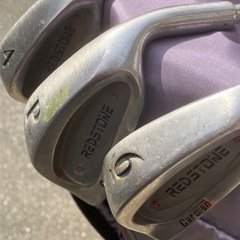 最終価格/鉄屑間近ゴルフ／レッドストーンカージレン/４.６.Pクラブ/中古.3本setの画像