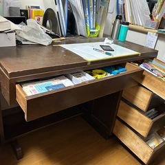 机　木製　昭和レトロの画像