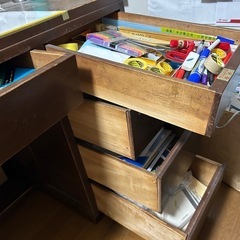 机　木製　昭和レトロの画像
