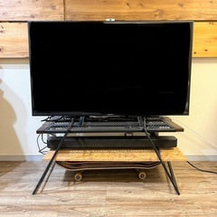 10月末まで‼️テキーラテーブル キャンプ DIY ブラック アウトドア テレビ台の画像