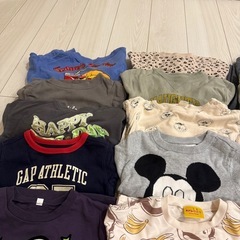 男の子 90センチ 秋冬服 45着まとめて 1枚100円以下の画像