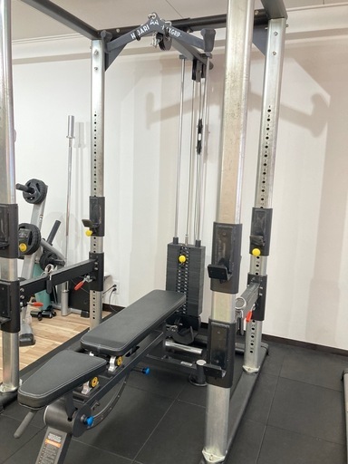 パワーラック　ラットプルダウン・シーテッドローオプション