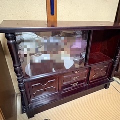 レトロ棚　120×37×90cmcmの画像