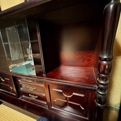レトロ棚　120×37×90cmcmの画像