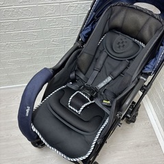 ［美品✨］ 手洗い清掃済み❗️　pigeon ランフィ リノン RB0L ベビーカー　両対面式　シングルタイヤ　福岡の画像