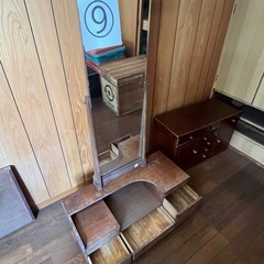 鏡台　レトロの画像