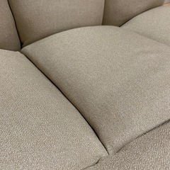 美品　定価12000円　ニトリ　ソファ　ベージュ　背もたれ調節　家具　の画像
