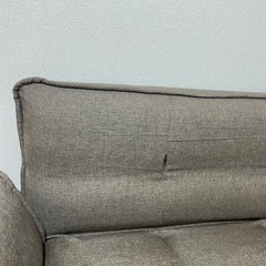 後ろも横も倒せるソファの画像