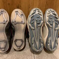 野球、スパイク、ポイント、金属の画像