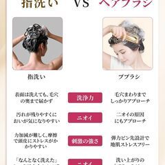【新品】美髪育てる頭皮ブラシ ヘアブラシ レディース 髪の毛 サラサラ スカルプブラシの画像