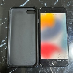 iPhone7艶なしブラック258GBジャンクの画像