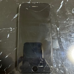 iPhone7艶なしブラック258GBジャンクの画像