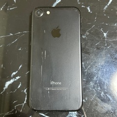 iPhone7艶なしブラック258GBジャンクの画像