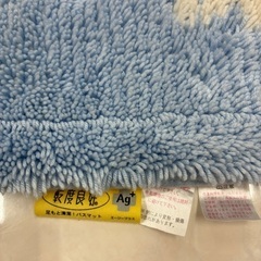 マット花柄ブルーの画像