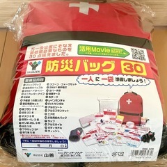 山善YAMAZEN 防災バッグ 30点セット 25Lの画像