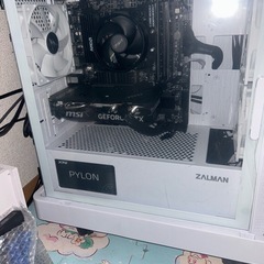 【美品】 ゲーミング　pc ホワイトの画像