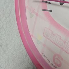 ハローキティ 壁掛け時計 2000年 サンリオ ジャンク 昭和レトロ 当時物の画像