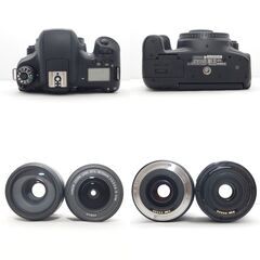 【全国送料無料】 Canon EOS 8000D✨Wi-Fi転送 元箱付き 手振れ補正付き 高画質 超望遠レンズ ダブルレンズセット ズームセット✨ 届いたらすぐに使えます✨ キャノンの画像
