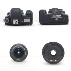 【全国送料無料】 Canon EOS 8000D ✨Wi-Fi転送 元箱付き 高性能手振れ補正付き 高画質 レンズセット ズームセット✨ 届いたらすぐに使えます✨ キャノンの画像
