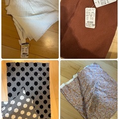 生地はぎれ　ニット、布帛、キルティングの画像