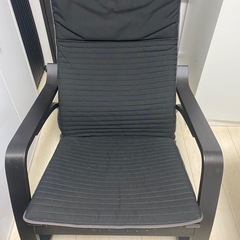 IKEA　POÄNG ポエング ロッキングチェア, ブラックブラウンの画像