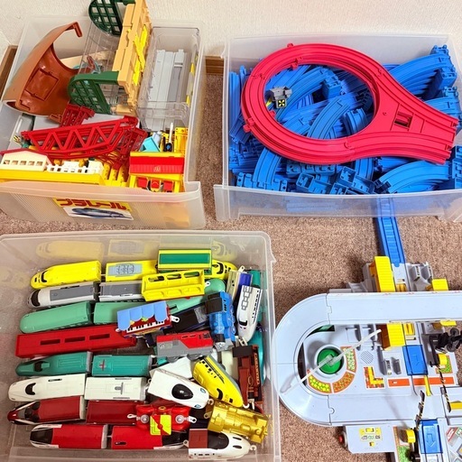 プラレール 車両 情景 レール 新幹線 カンカン踏切 セット 大量まとめ売り